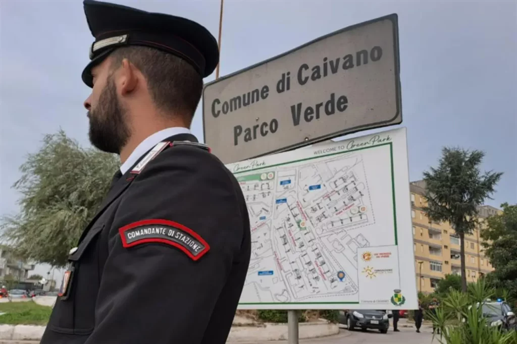Carabinieri al Parco Verde di Caivano