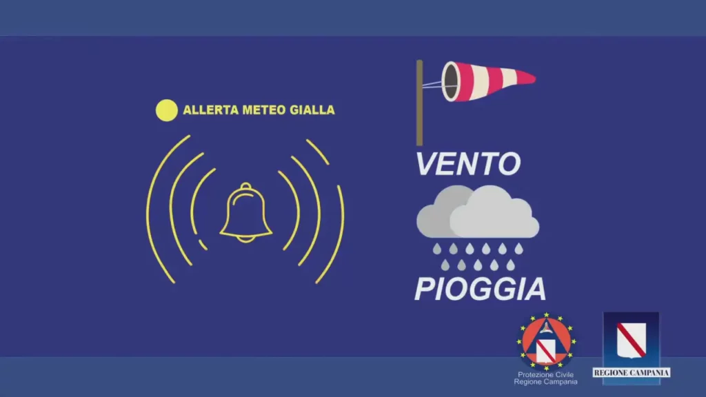 Allerta meteo in Campania