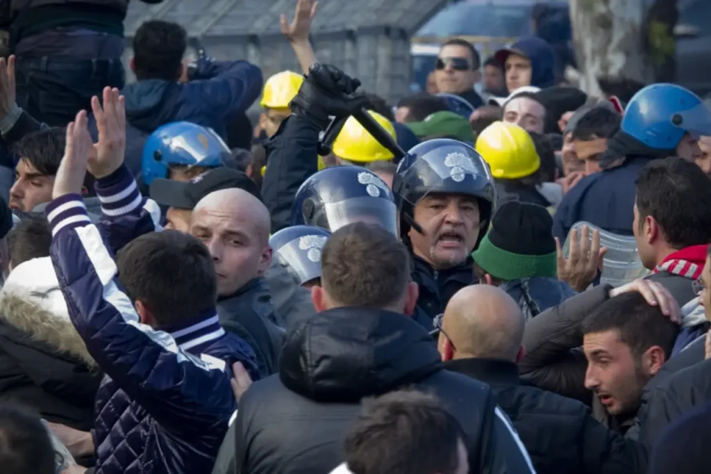 tifosi Napoli Eindhoven