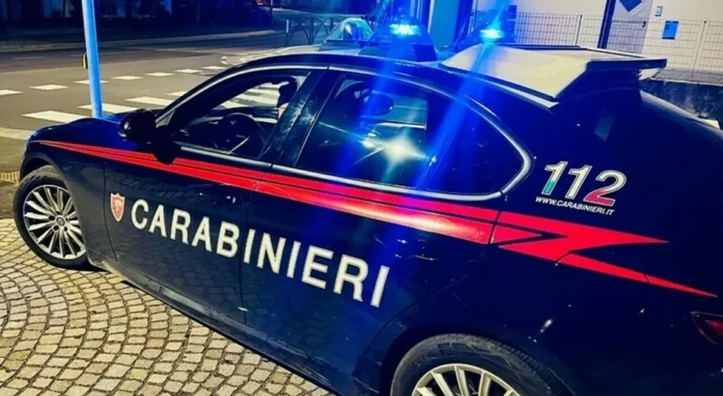 carabinieri nella notte