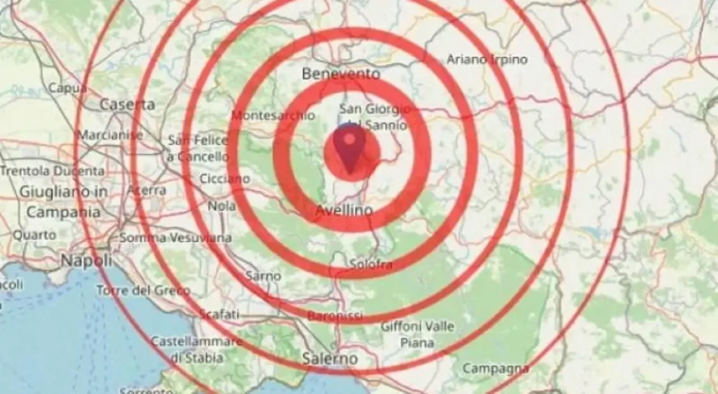 la scossa in Irpinia