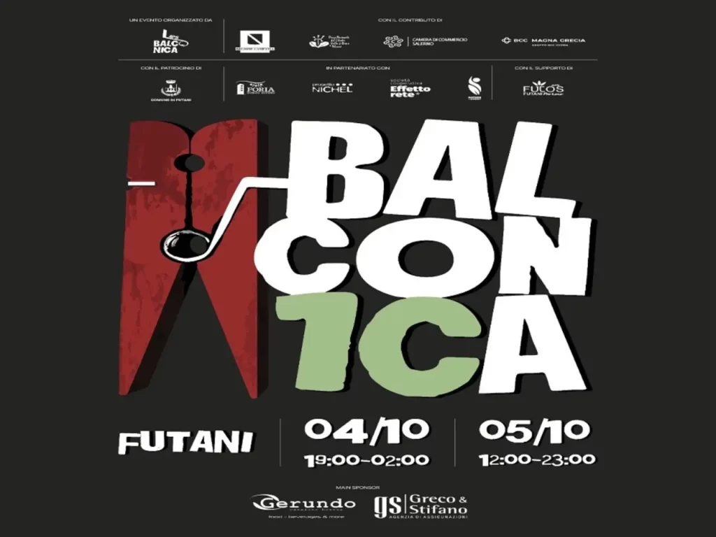 Festival Balconica 2025 a Futani con concerti sui balconi del Cilento