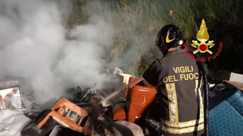 incendio Salerno