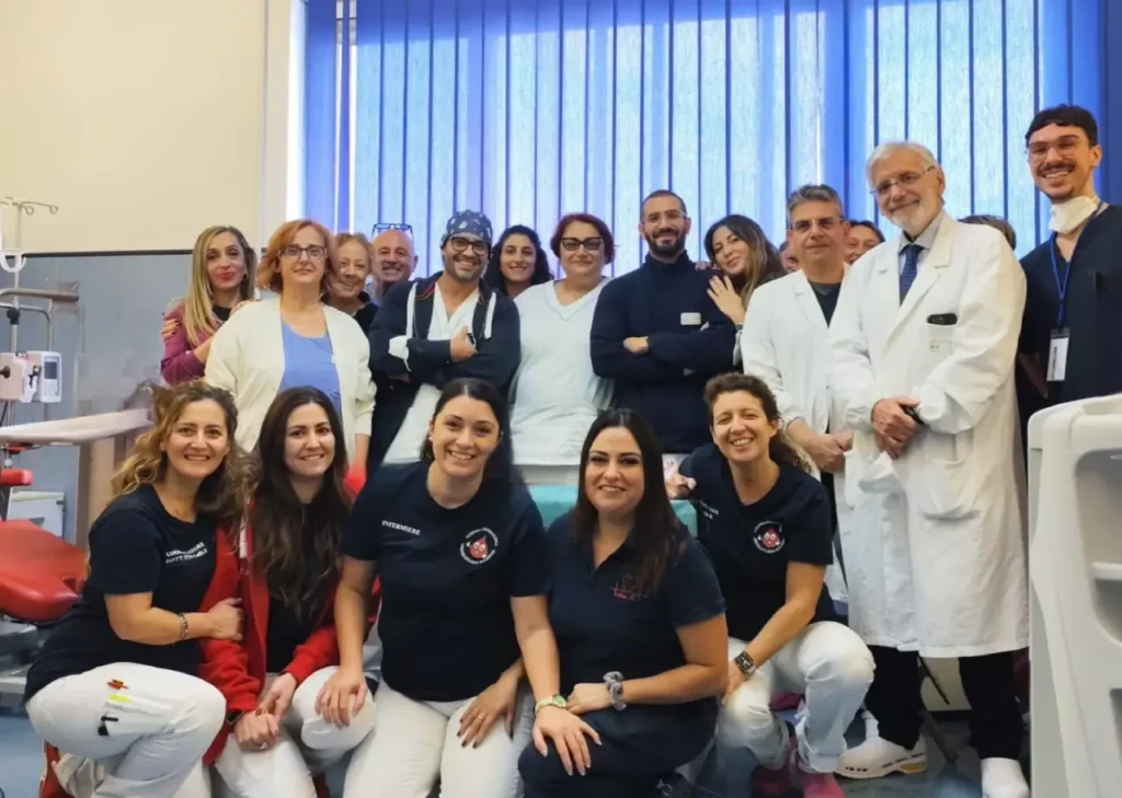 Il team del CAR-T Ruggi d’Aragona