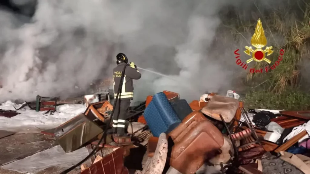 incendio Salerno