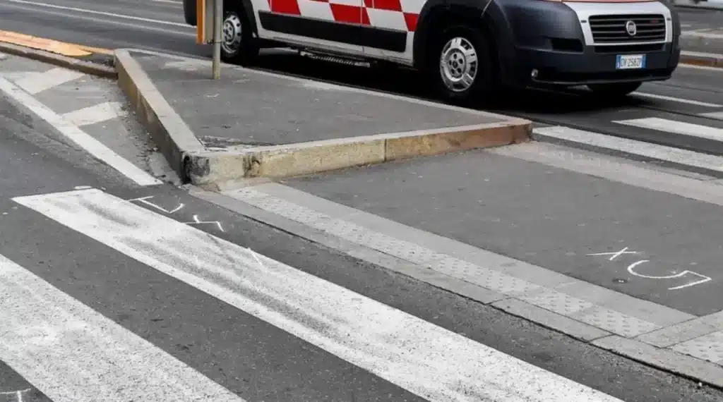 investito sulle strisce pedonali a Napoli