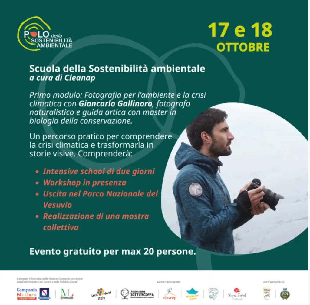 locandina Scuola di Sostenibilità Ambientale Napoli