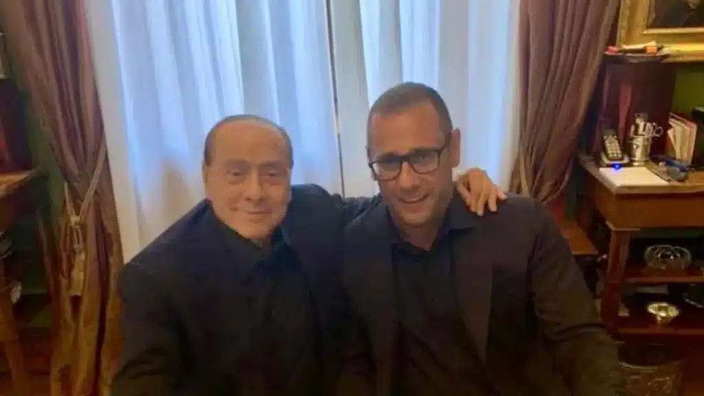 Cesaro con Berlusconi