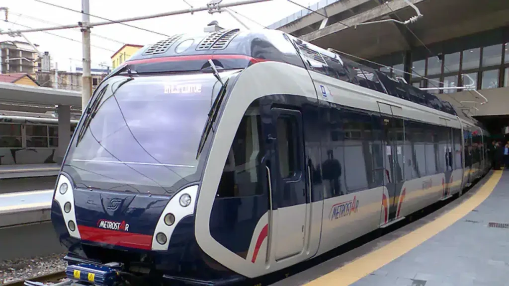 Un treno della Circumvesuviana