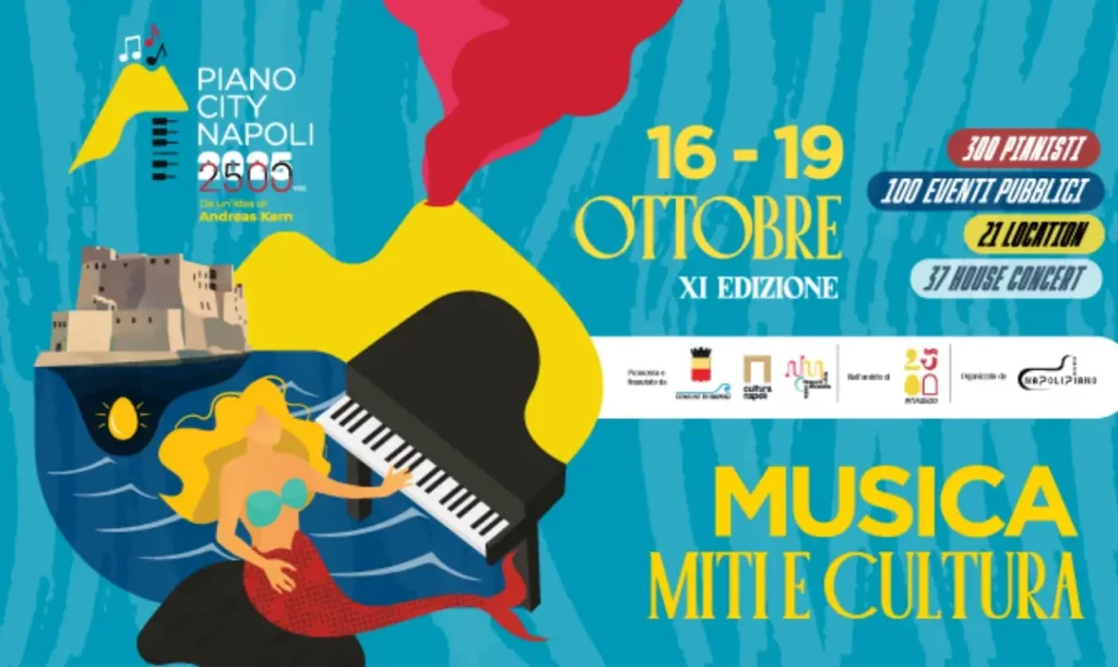 Piano City Napoli 2025 evento musicale con 100 concerti e 21 location
