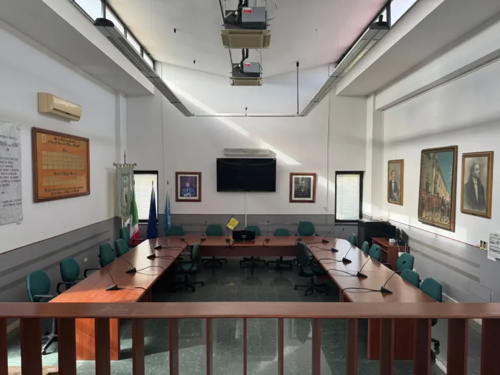 Sala consiliare Casapulla PNRR