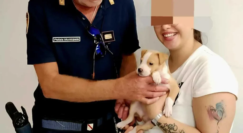 cucciolo salvato ad Arzano