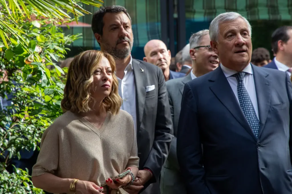 Meloni, Salvini e Tajani