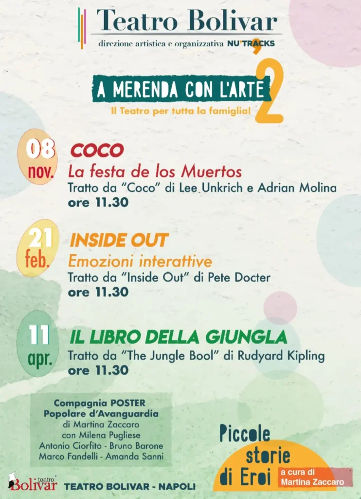 A Merenda con l’Arte Teatro Bolivar