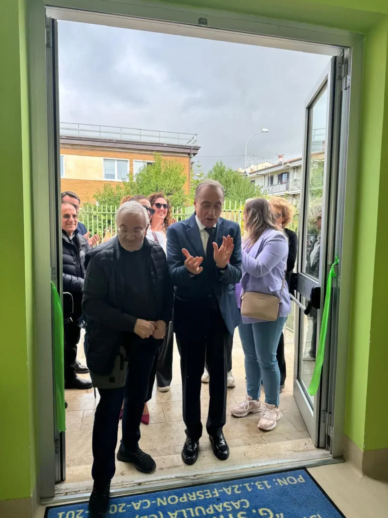 Inaugurazione refettorio scolastico di Casapulla