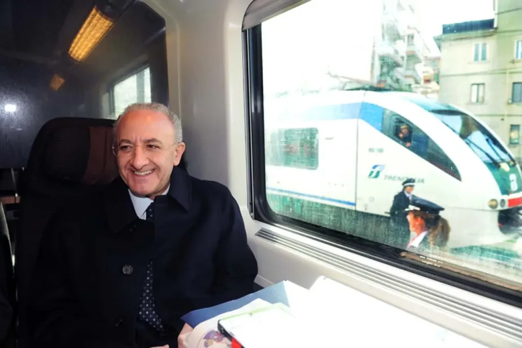 De Luca quando era sindaco di Salerno