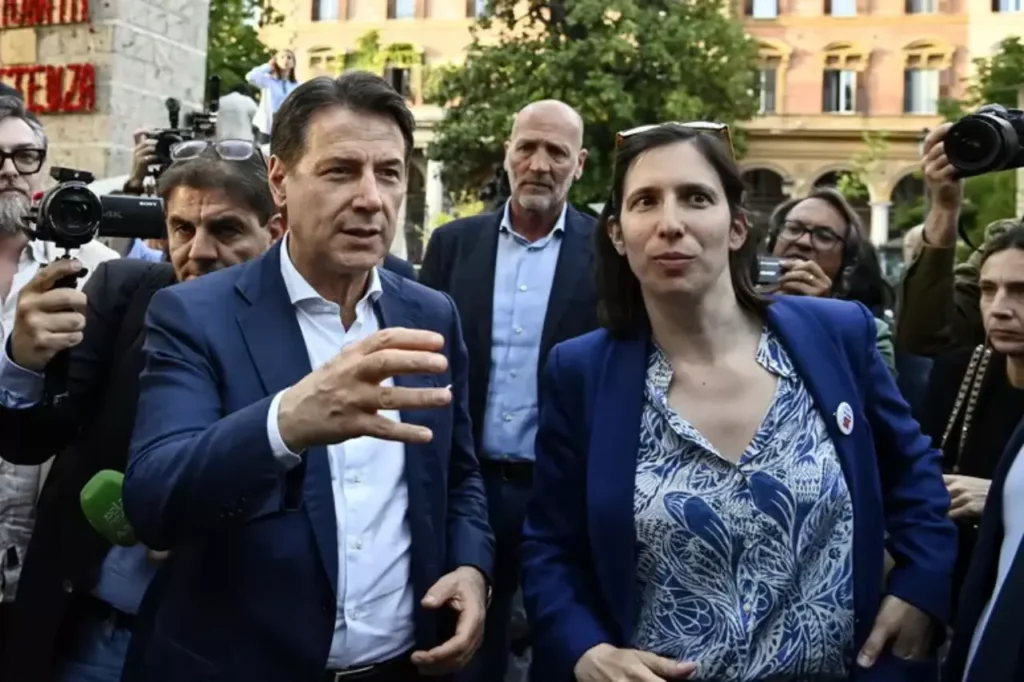 Conte e Schlein con Fico