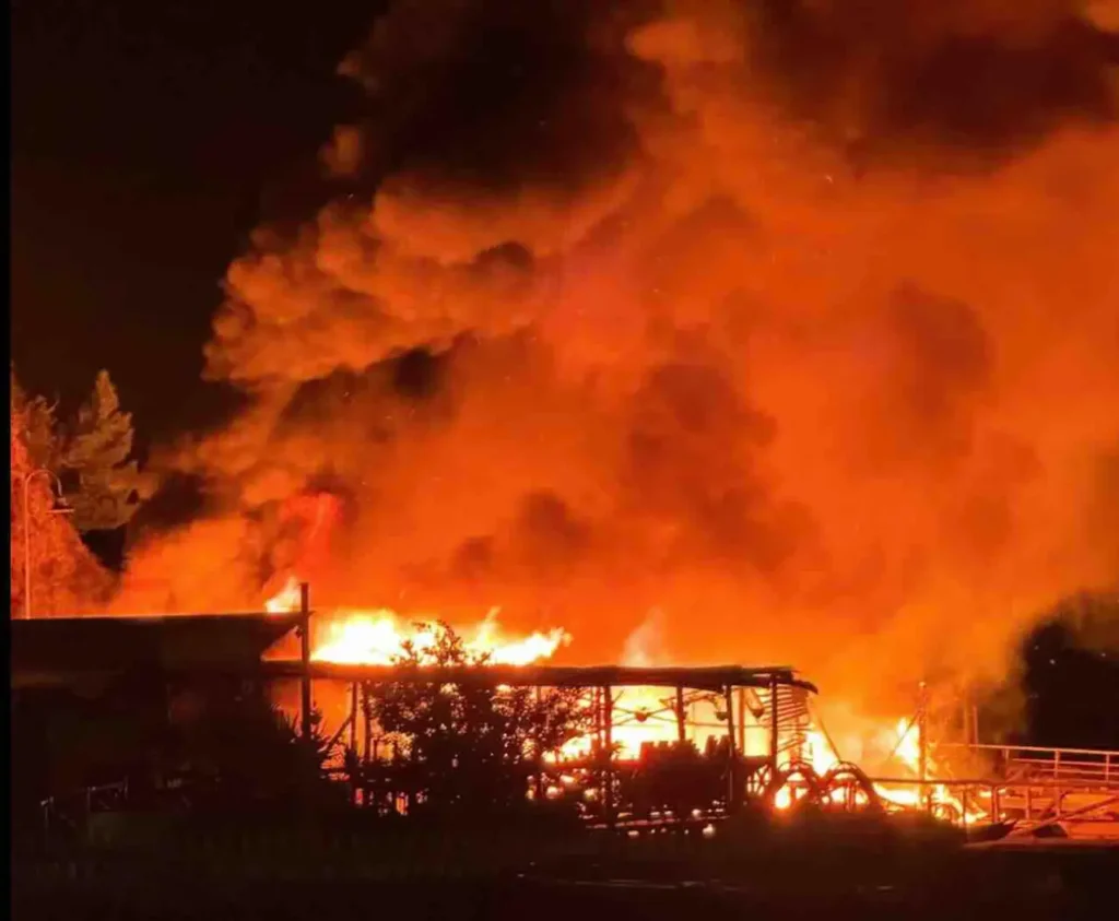 incendio Vico Equense Marina