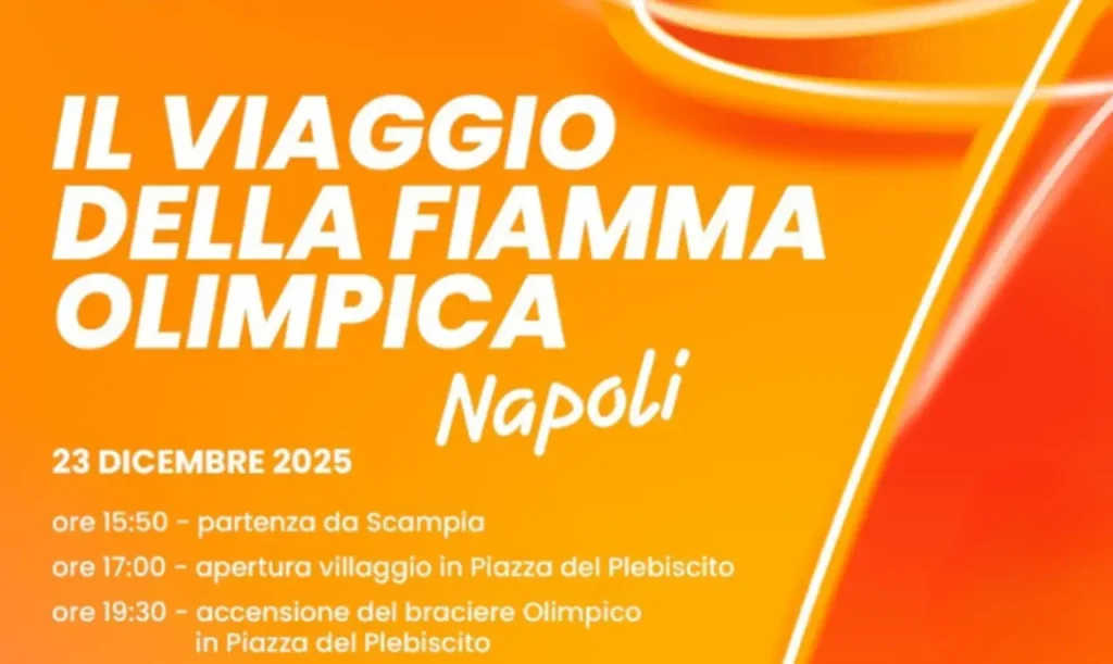 fiamma olimpica Napoli