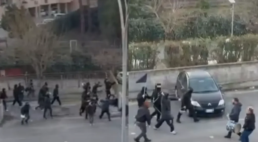 tifosi aggrediti santa maria capua vetere