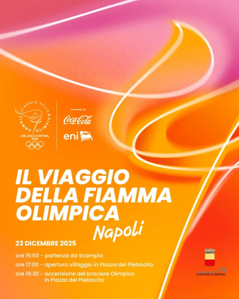 fiamma olimpica Napoli