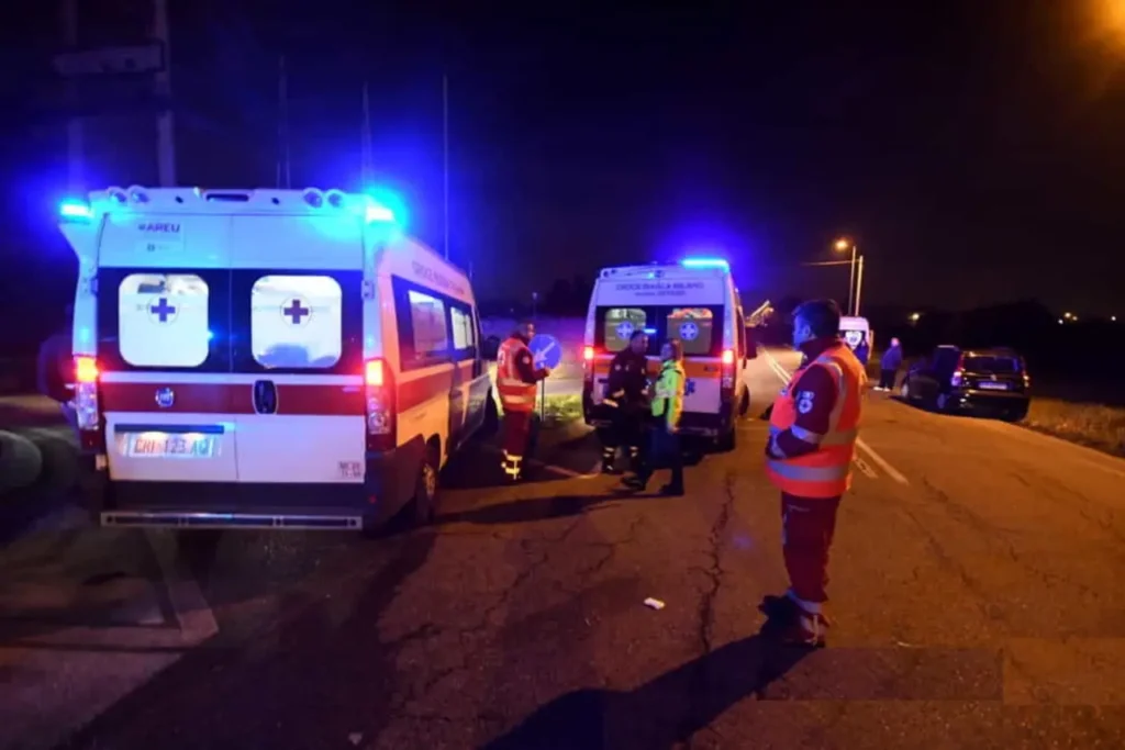 Ambulanza di notte