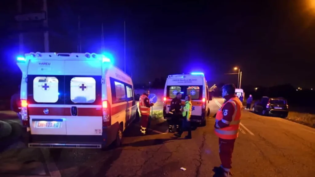 Ambulanza di notte