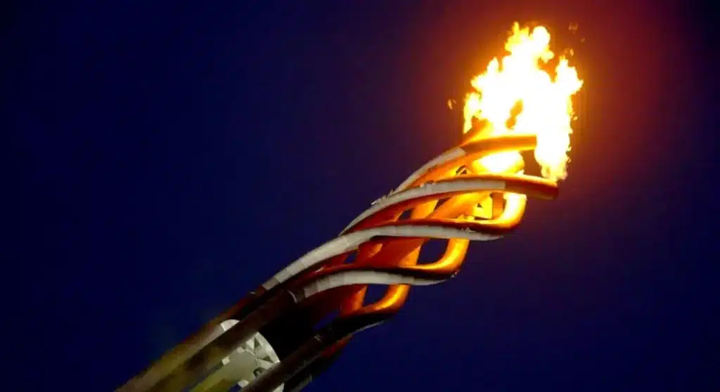fiamma olimpica Benevento