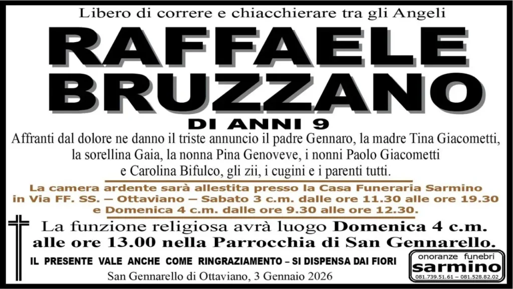 lutto raffaele bruzzano