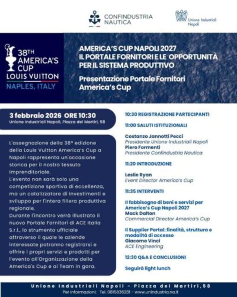 potale fornitori America's Cup