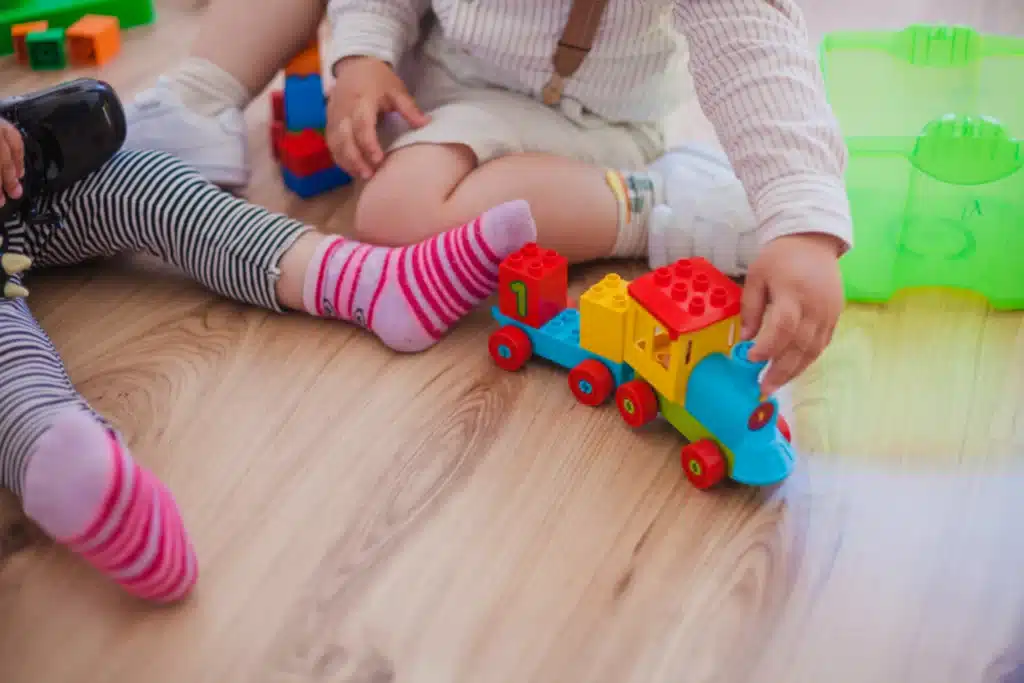 bambini di un asilo nido