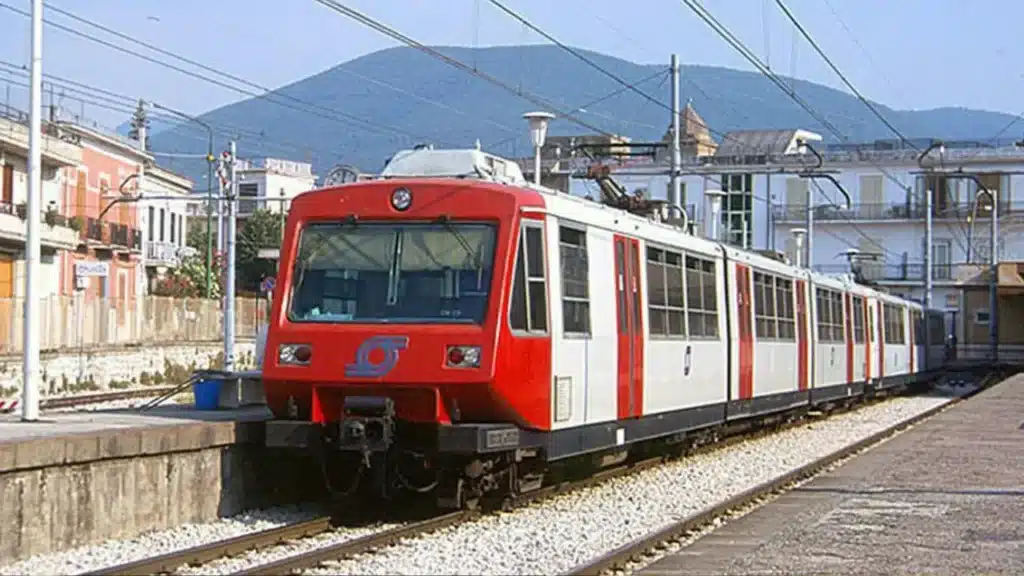 Vagone della Circumvesuviana