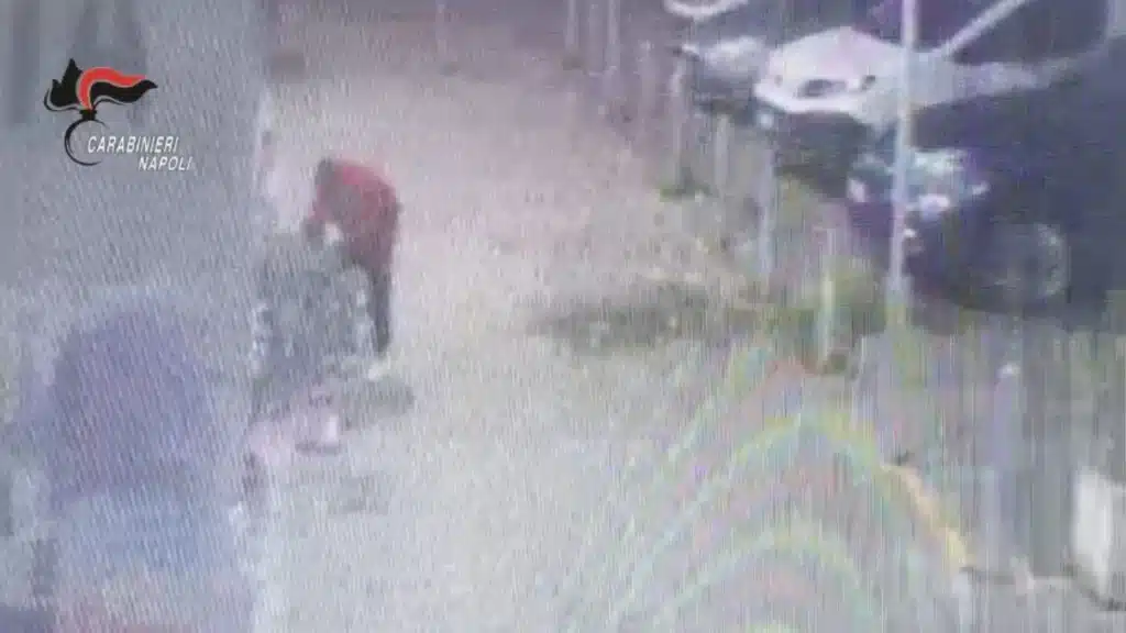 frame del video del rapimento in supermercato