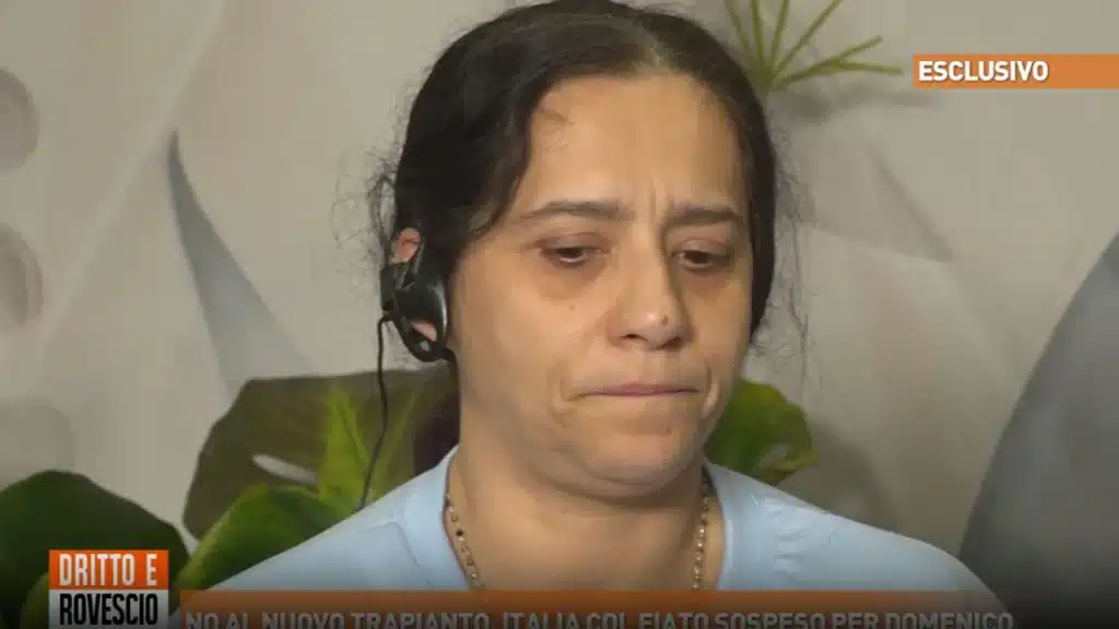 Patrizia Mercolino, la madre del piccolo Domenico a dritto e Rovescio su Rete 4
