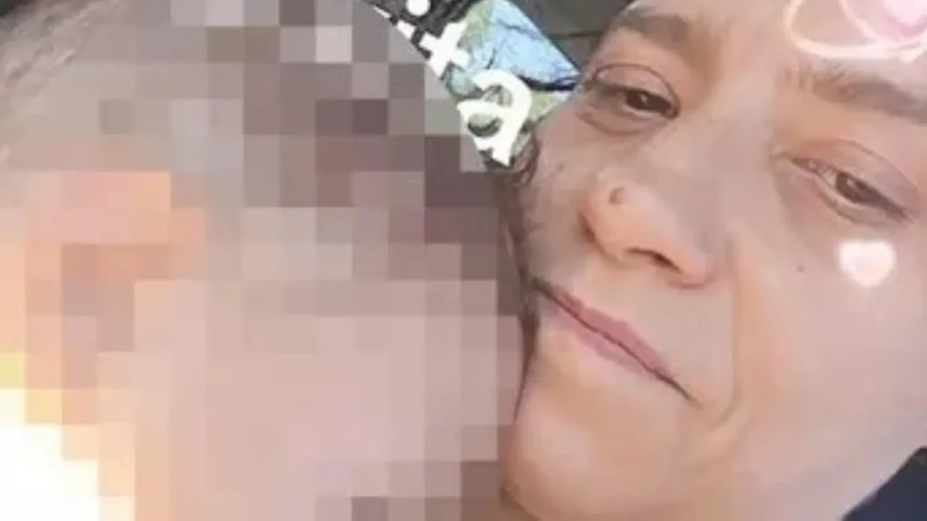 Mamma Patrizia e il piccolo Domenico.