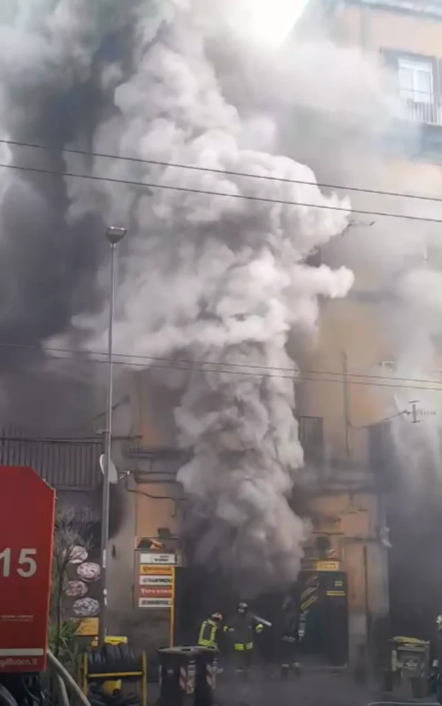 incendio di Secondigliano