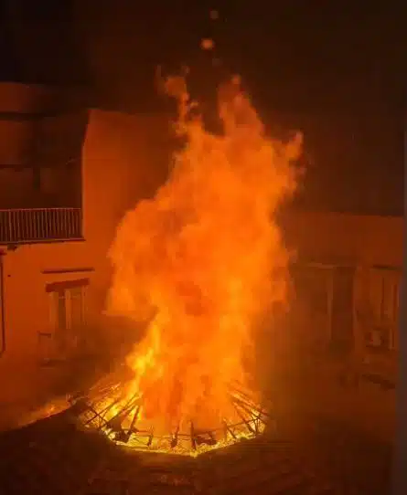 Incendio al Teatro Sannazaro