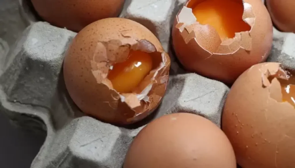 Uova rotte a rischio salmonella