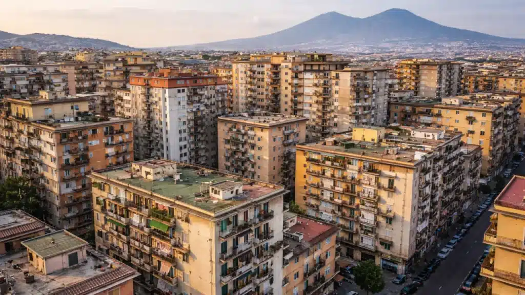 Agglomerato di case in città