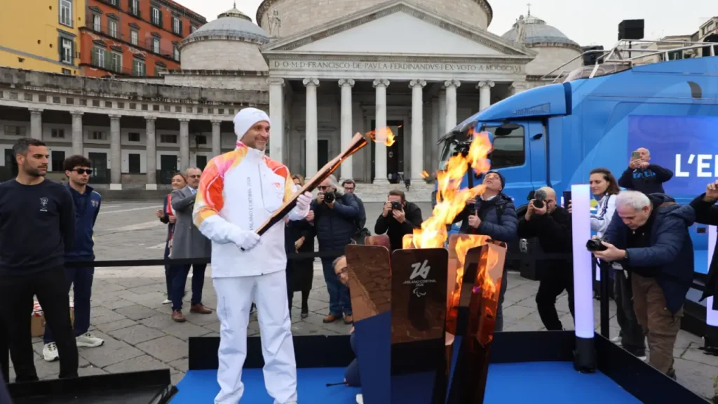 Fiamma Paralimpica Napoli