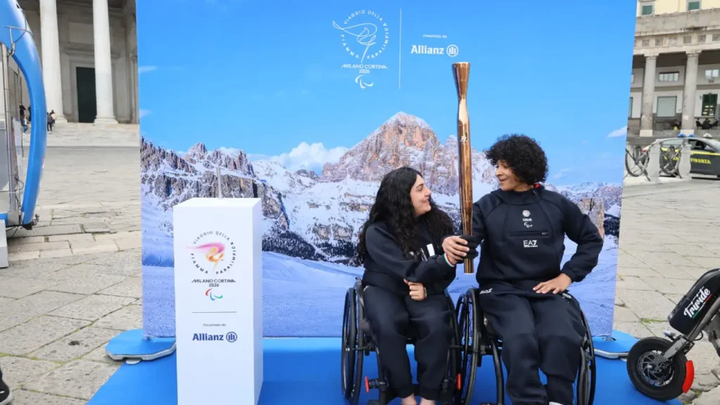 Fiamma Paralimpica Napoli
