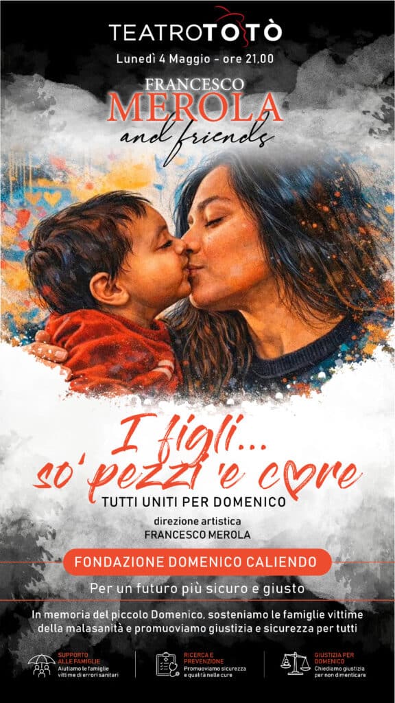 Locandina evento del 4 maggio in memoria di Domenico.