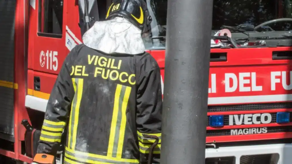 Vigile del fuoco. Immagine di repertorio.