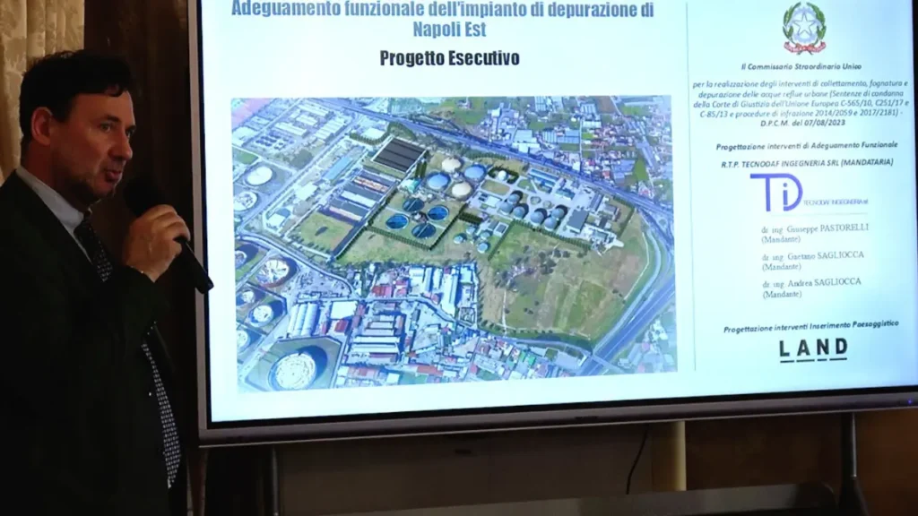 Presentazione progetto depuratore Napoli Est.
