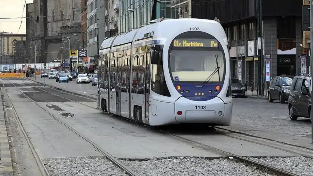 Trasporto tranviario a Napoli.