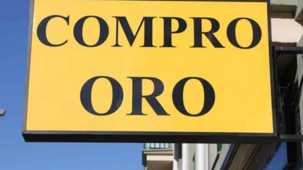 Compro Oro. Immagine di repertorio.