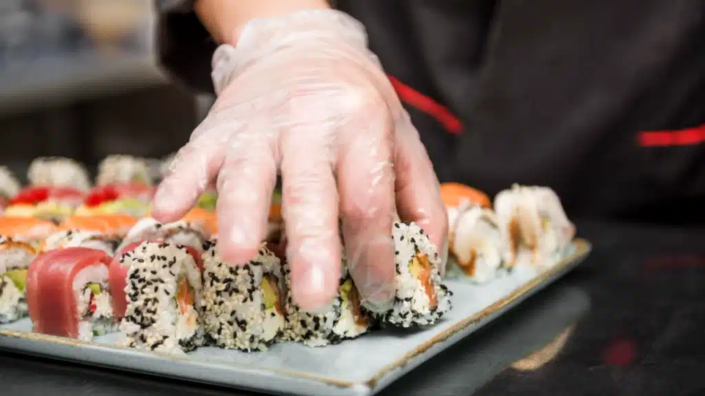 mani cuoco sushi