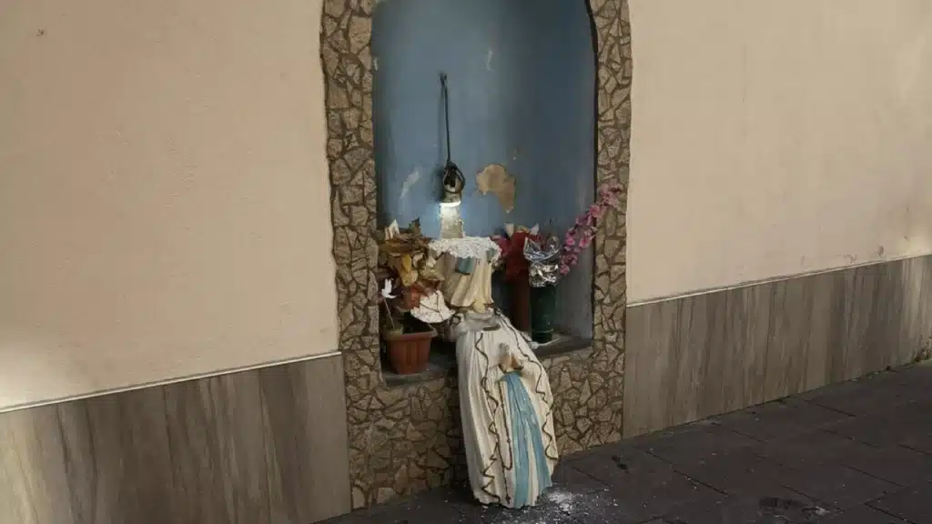 Madonna di Lourdes Foto: Il Mattino