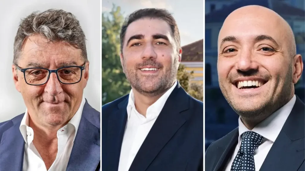 Da sinistra Teodonno, Farroni e Ciaramella