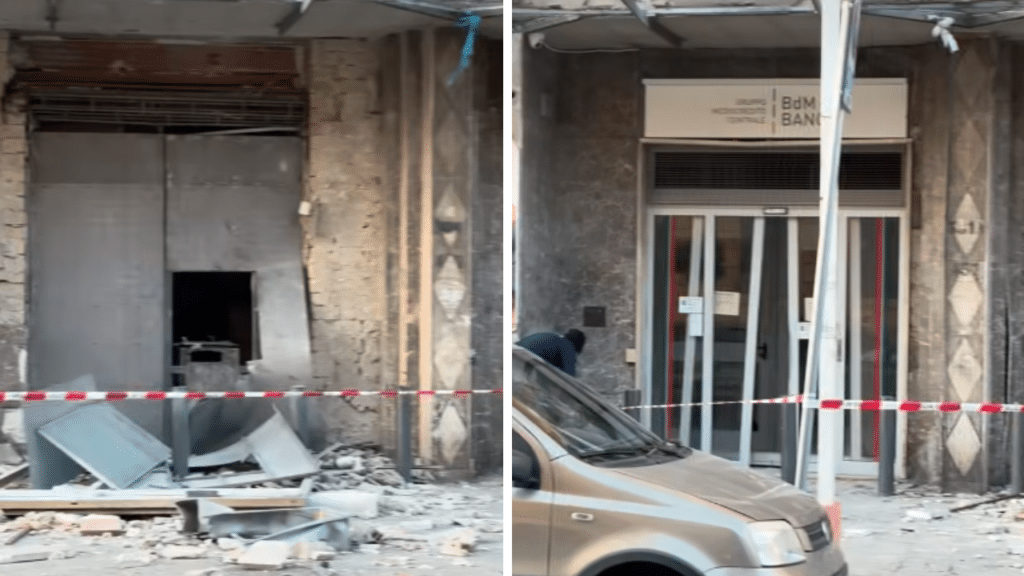 assalto bancomat Marigliano